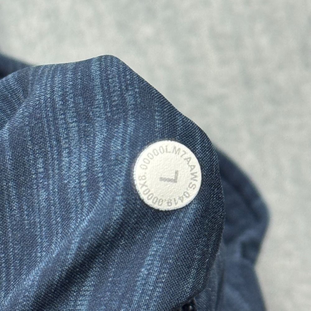 Lululemon Shorts Mens Large Blue T.H.E. Linerless Drawstring Training Running - Picture 7 of 16